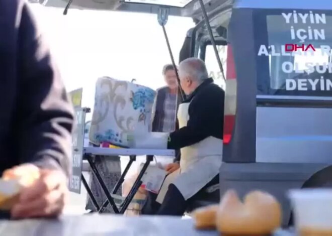 Konya’da Hayırsever Lokman Yıldız, 7 Yıldır Ücretsiz Çorba ve Limonata Dağıtıyor